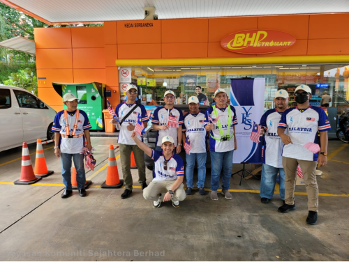Program Agihan Bendera Jalur Gemilang , BHP Petrol Mcdonald Desa Melawati, 23 Ogos 2025